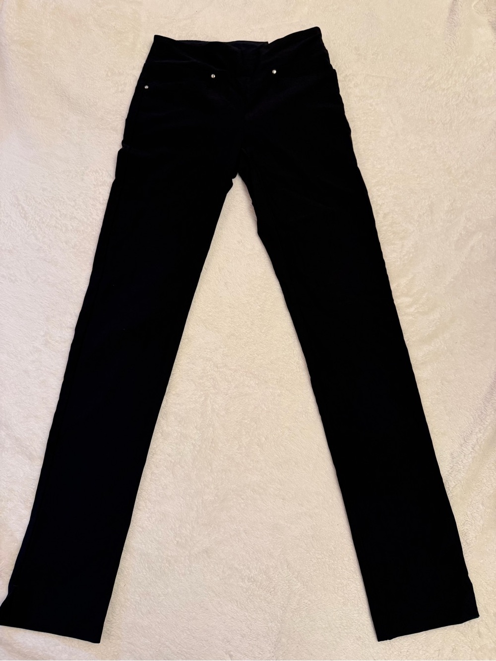 Grand Slam Performance Golf Pants Womens Tummy Control Stretch 360 Navy Blue, XS